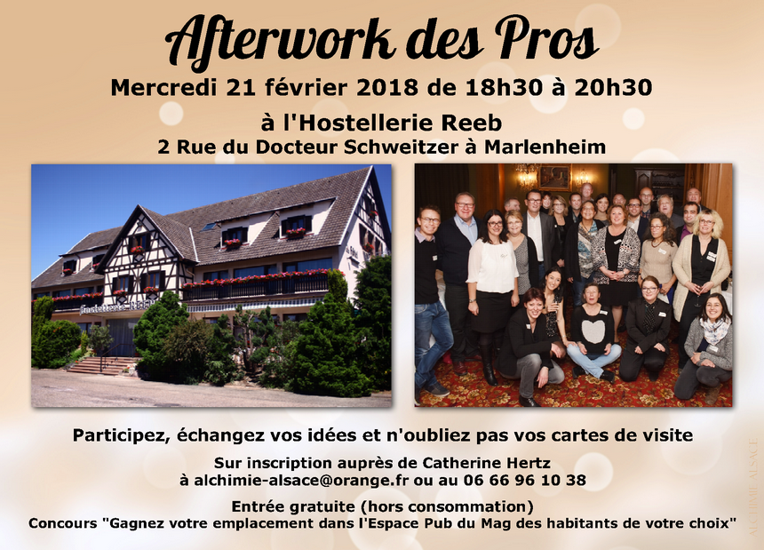 afterwork des professionnels a marlenheim