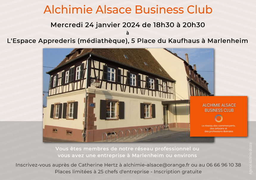 2024 01 24 reunion communication d entreprises reseau alchimie alsace a marlenheim