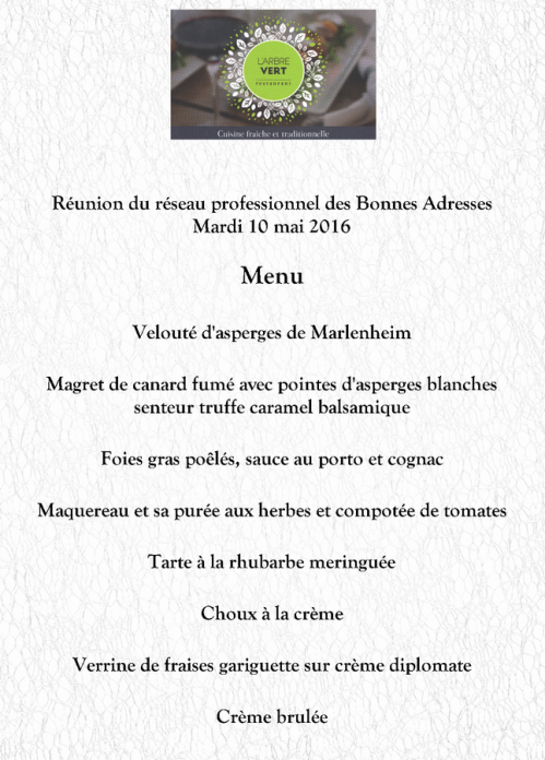 Menu des pros mai 2016