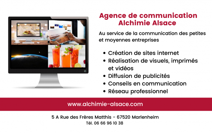 Pub agence de communication alchimie alsace marlenheim